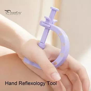 2 шт., инструмент для акупрессуры, акупунктурный зажим для рук, ног, ушей, облегчение мигрени, инструмент для омоложения, набор для массажа точек давления 2pcs