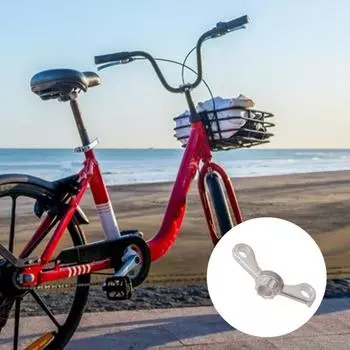 2 шт., инструмент для регулировки крышки шатунного рычага велосипеда, многоразовый эргономичный дизайн, портативный, легко носить с собой, инструмент для снятия крышки шатунного рычага велосипеда серебряный