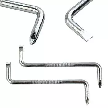 2 шт., инструмент для ремонта отверток с крестообразным шлицем и плоским крестом