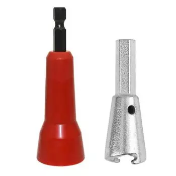 2 шт., инструмент для скручивания проволоки, 2-6-контактные разъемы для инструмента для скручивания проволоки с патроном 1/4 дюйма для электрика