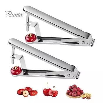 2 шт., инструмент для вишневой косточки с замком, сердцевина для вишневого мармелада, легко чистится, практичное аккуратное средство для удаления фруктовых косточек для приготовления варенья 2pcs