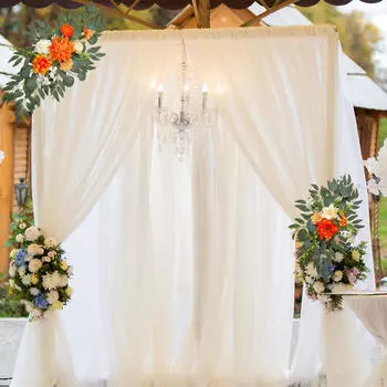 2 шт. искусственные цветочные гирлянды церемониальные знаки разноцветные зеленые листья украшения свадьба