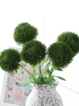 2 шт. искусственные цветы одуванчики растения искусственные одуванчики искусственные растения кустарники цветы для дома гостиная интерьер офиса стол украшение бордовый