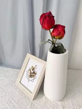 2 шт. искусственные цветы розы 58 см с обожженным краем, длинный стебель, шелковые искусственные розы для DIY свадебный букет, стол, центральная часть домашнего декора розовый