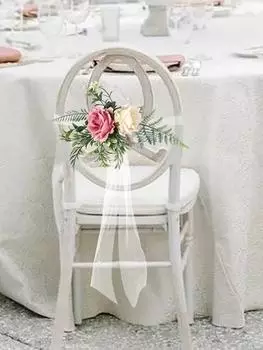 2 шт. искусственные цветы, украшения для свадебного прохода, роза, стул, задняя часть цветочного прохода, маркер, скамья, цветы для украшения свадебной церемонии, цветочная композиция синий