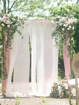 2 шт. искусственные розы искусственные цветочные свадебные арки цветы с подвесными лозами гирлянды зеленые композиции для приветственных знаков настенные окна домашний декор белый