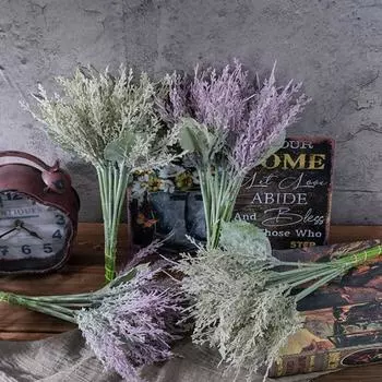 2 шт. искусственные ветки искусственные зеленые стебли пластиковые веточки искусственные листья шпажки для Рождества поделки своими руками венки изготовление товаров для дома украшения