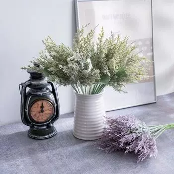 2 шт. искусственные ветки искусственные зеленые стебли пластиковые веточки искусственные листья шпажки для Рождества поделки своими руками венки изготовление товаров для дома украшения