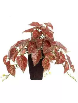 2 шт. искусственные зеленые растения укропа, искусственные растения для дома, обеденного стола, гостиной, свадьбы, стены, вечеринки, балкона, украшения, настенные подвесные украшения красный