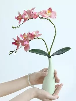 2 шт. искусственный цветок фаленопсиса 46 см Real Touch латексная бабочка орхидея Флорес для свадьбы дома украшение на день святого Валентина детские розовый