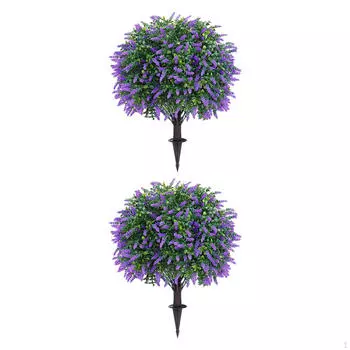 2 шт. искусственный цветок искусственная лаванда не выцветает украшение уличные кустарники мемориальные цветы весна