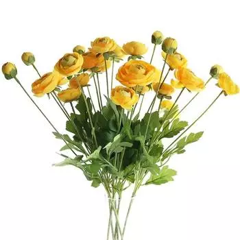 2 шт. искусственный цветок ранункулюса цветущие шелковые цветы персидский лютик для домашнего свадебного украшения цветочное создание цветочная композиция DIY проект розы красного