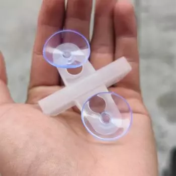 2 шт., изоляционный зажим для аквариума, перегородка, стеклянный зажим, перегородка на присоске, разделительный лист для разведения прозрачный