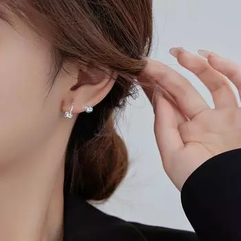 2 шт. Изысканные серьги-гвоздики из циркониевых бусин для женщин и девочек, модные минималистичные серьги-гвоздики с шариками для пирсинга, ювелирные аксессуары, подарок A2