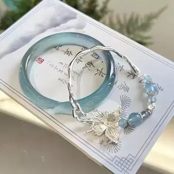 2 шт. Изысканный китайский стиль кисточки браслет для женщин девочек универсальный старинный стиль браслет ювелирные изделия аксессуары подарки A3