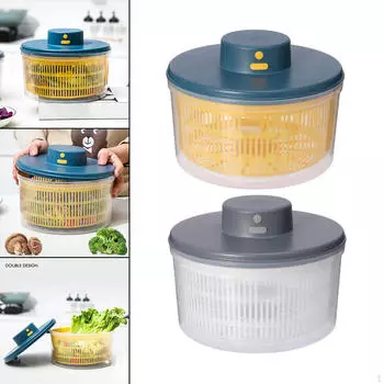 2 шт. Эффективная электрическая салатница перезаряжаемая сушилка для мытья