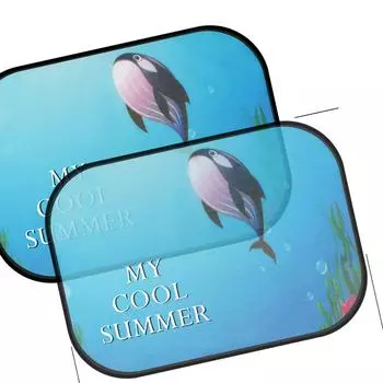 2 шт. Электростатическая адсорбционная сетка для бокового окна автомобиля, солнцезащитная сетка, теплоизоляционная сетка, защитная сетка от УФ-излучения