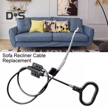 2 шт., кабель для дивана-реклайнера, прочная универсальная ручка с D-образным кольцом, пружинная проволока, металлический кабель для снятия кресла-реклайнера, запасные части 2pcs