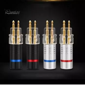 2 шт. кабель для наушников, штекерный разъем для Sennheiser HD650 HD600 HD580 HD25 чёрный