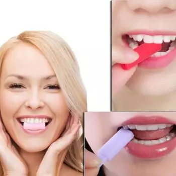 2 шт. каппы для жевания зубов для жевательных элайнеров для жевательных лотков фиолетовый