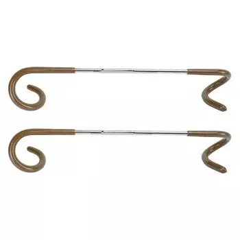 2 шт. Кемпинговый фонарь-вешалка S-образной формы с двухсторонним многофункциональным палаточным фонарем из нержавеющей стали разноцветный