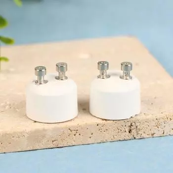 2 шт. керамический цоколь Gu10 - Mr16 галогенная светодиодная лампа Gu10 - Gu5.3 G5.3 G4 адаптер белый конвертер держатель лампы белый