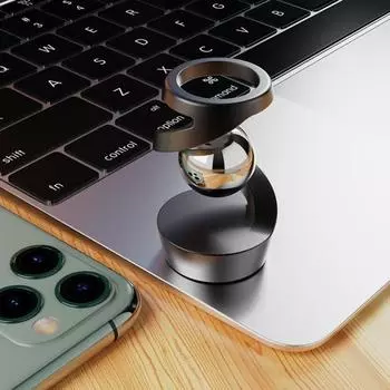 2 шт. Кинетический спиннер Fidget Spinner Игрушка Металлический Снятие Стресса Настольный Плавающий Гироскоп Оптический серебряный