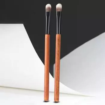 2 шт. Кисть для макияжа из красного дерева, легко очищается, практичный, не оставляющий следов консилер