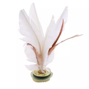 2 шт. Китай Jianzi перьевой волан для фитнеса, развлечений, физических упражнений