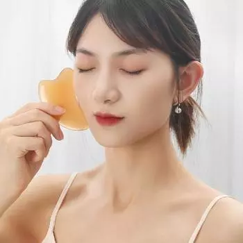 2 шт. китайский инструмент для массажа лица, снятие мышечного напряжения, скребковая доска, инструмент для спа-массажа 1 set