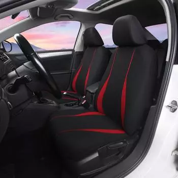 2 шт. классические чехлы на автомобильные сиденья, чехлы на передние автомобильные сиденья, универсальные, подходят для большинства автомобилей/внедорожников