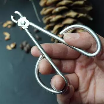 2 шт. Классический простой зажим для кедровых орехов, практичный с плоскогубцами для кедровых орехов, зажим для кедровых орехов, экономичный прочный открывалка для кедровых орехов 2pcs