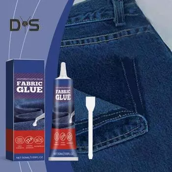 2 шт. Клей для ткани. Перманентный моющийся прозрачный клей для ткани с наконечником, предотвращающим засорение. Универсальный суперсильный клей для ткани для всех тканей. A