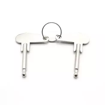 2 шт. ключ зажигания трактор старинный экскаватор грузовик ключ замка зажигания серебряный