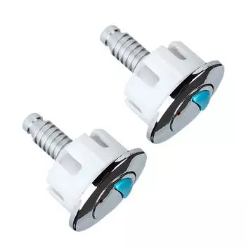 2 шт. Кнопка смыва унитаза Круглая головка Двойная кнопка Замена Модернизация для бачка Водосберегающий аксессуар B