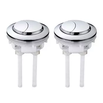 2 шт. Кнопка смыва унитаза, регулируемая верхняя кнопка, кнопка бачка унитаза, замена для большинства унитазов с двойным смывом, долговечная A