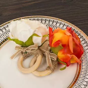 2 шт. кнопки для салфеток симпатичные красивые 7 цветов прочные кольца для салфеток держатели украшения для дома