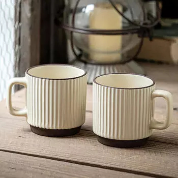 2 шт., кофейная кружка, чашка, легко захватываемая, 250 мл, фарфоровая чашка для чая, капучино для сока,