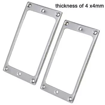 2 шт. Кольца для звукоснимателей, монтажное кольцо на раму электрогитары, металлическое серебряный