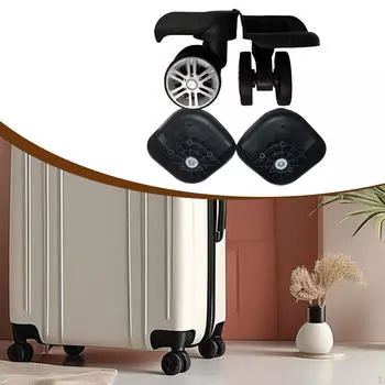 2 шт. Колеса для чемодана, замена, простая установка, ремонт дорожного чемодана L