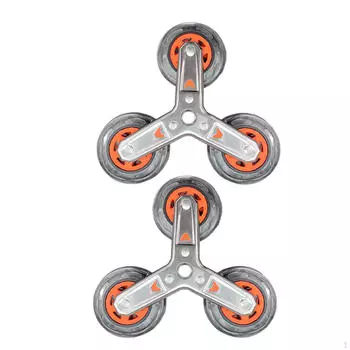 2 шт. колеса для подъема по лестнице, сменный ролик, портативный удобный альпинист, тележка,