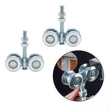 2 шт. Колеса гусеничных роликов, бесшумные ролики, прочная стальная замена, профессиональная степень