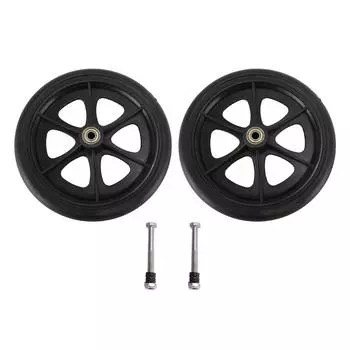 2 шт. Колесо для инвалидной коляски 8 дюймов сменный электрический аксессуар для большинства электрических инвалидных колясок