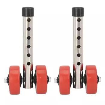 2 шт. Колесо ходунка, 6 передач, регулировка высоты, пластиковые сменные колеса из нержавеющей стали