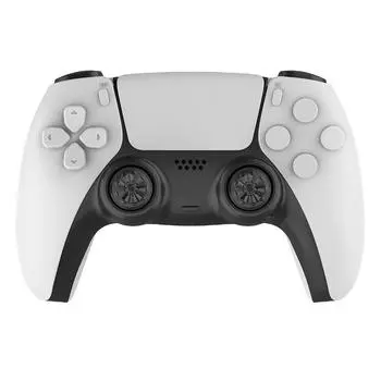 2 шт., колпачки для удлинителей для джойстиков, колпачки для большого пальца для PS4 для PS5 (черный)