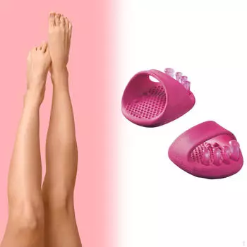 2 шт. Компактные тапочки Arch Trainers для растяжки голени с прочным разделителем для пальцев ног розы красного