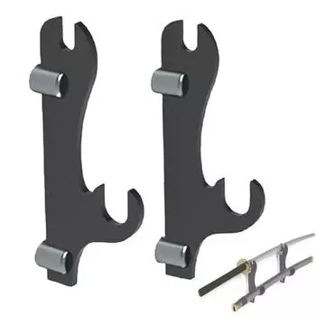 2 шт./компл. акриловый кронштейн для ножен, подставка для меча, настенная стойка для выставки товаров чёрный