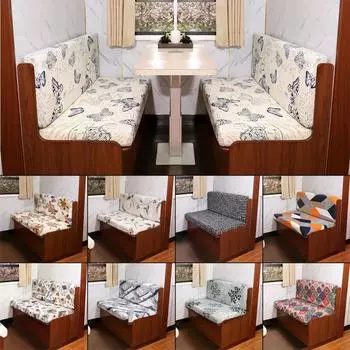 2 шт./компл. эластичный спандекс чехол для стула для обеденного автофургона чехол для скамейки для кемпинга чехол для мебели защитные чехлы для домашнего декора
