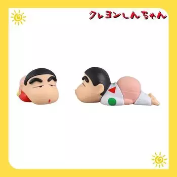 2 шт./компл., аниме карандаш Шин-тян, поднимите задницу, версия Q, фигурки героев, модель из ПВХ, статуя, игрушки, кукла, декор для стола, коллекция подарков 2pcs-no box