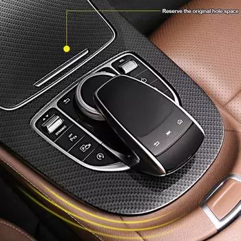 2 шт./компл. Автомобильная центральная консоль, рамка панели переключения передач, накладка на панель переключения передач для Mercedes Benz E-Class W213 2016-2018, аксессуары